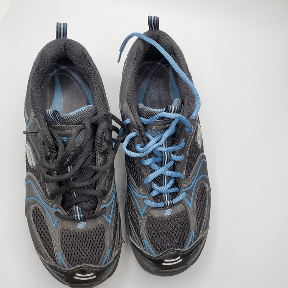 Sketchers shape ups 12320 workout walking shoes with rounded bottom - Picture 10 of 12